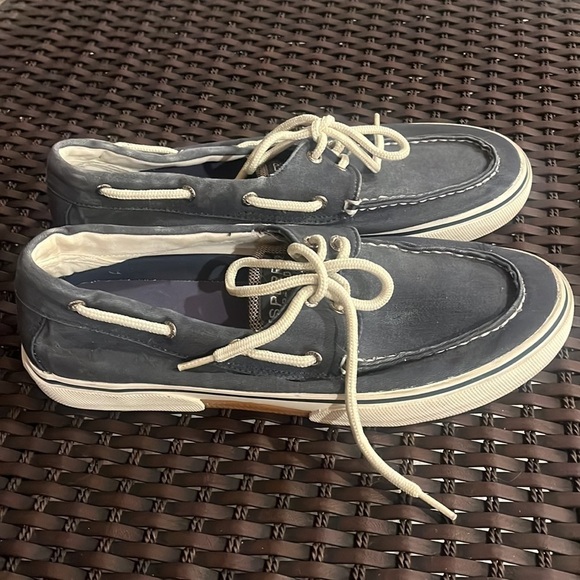 Sperrys top slider, boat shoe navy and white size 10 M - Picture 5 of 8